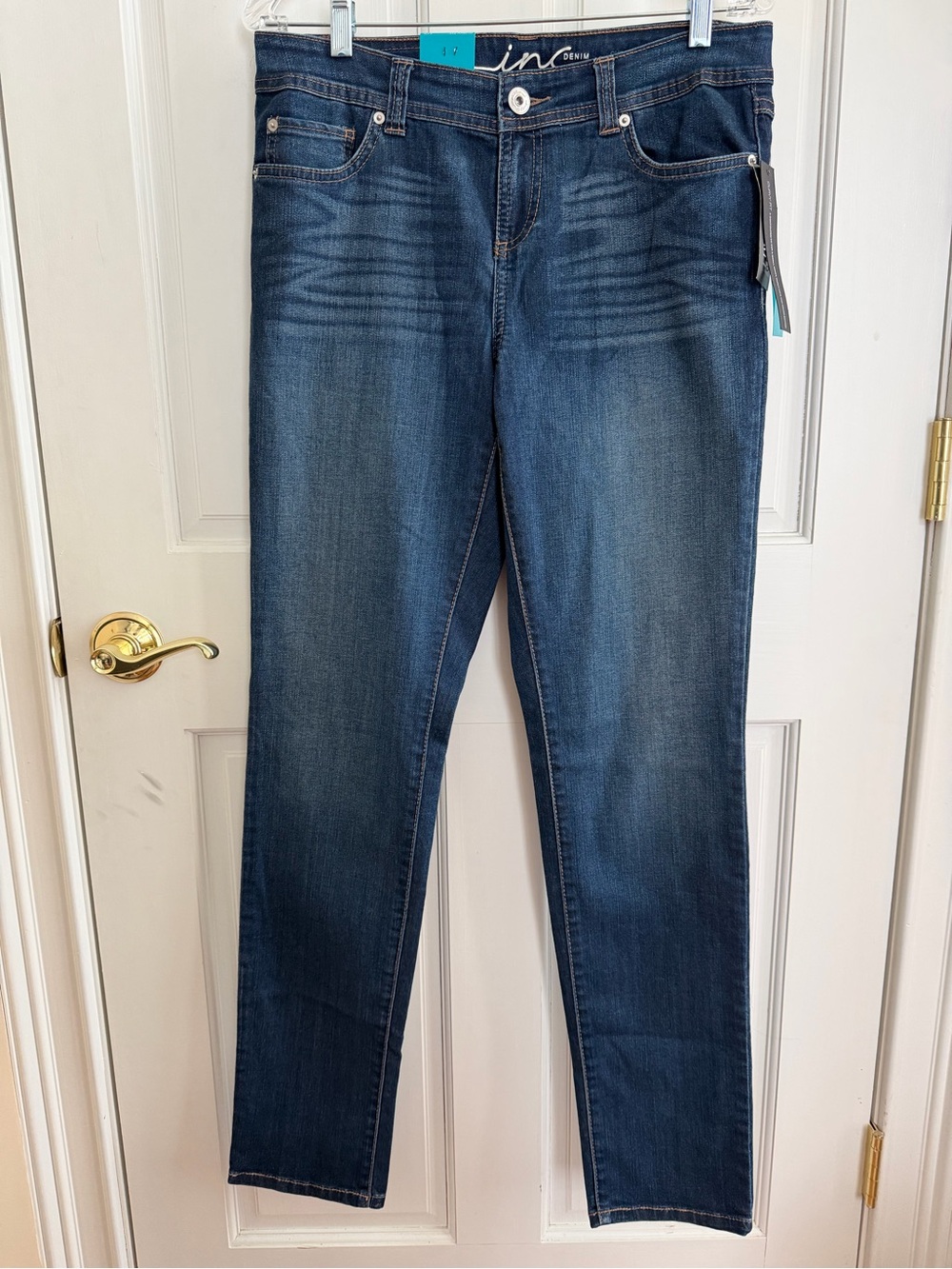 NEW WITH TAGS Womens inc Denim Curvy Fit Skinny Jeans Size 10 LONG